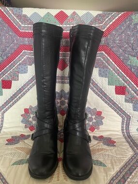 Rialto Black Over-the-Knee Riding and Fashion Boots